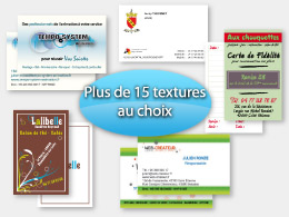 Création de CARTE DE VISITE et de CARTE DE FIDELITE dans la LOIRE (42) et en Haute-Loire (43)