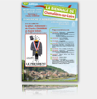 Affiche de Biennale du spectacle vivant à Chamalières-sur-Loire (Biennale 2009 "Charles CHARRAS" et sa pièce "LE PRESIDENT")