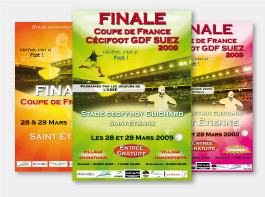 Affiche de Finale de la coupe de france CECIFOOT Ã Saint-Etienne (Finale au Stade Geoffroy Guichard) Affiche de Finale de la coupe de france CECIFOOT Ã Saint-Etienne (Finale au Stade Geoffroy Guichard)