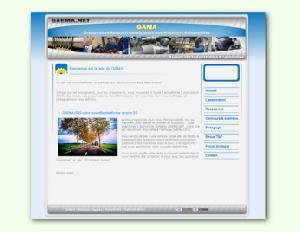 Site dynamique de GAMA - Groupement Amical d´enseignants des Métiers Automobiles (Site communautaire national d´enseignants pour l´échange de cours et de présentations, forum.)