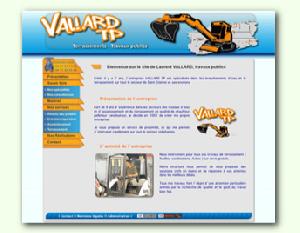 Site dynamique de Laurent VALLARD - VALLARD TP (Entreprise de travaux publics à Saint-Etienne (42)) Site dynamique de Laurent VALLARD - VALLARD TP (Entreprise de travaux publics à Saint-Etienne (42))