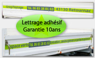 Nous créons et posons votre LETTRAGE ADHESIF pour l´HABILLAGE de votre véhicule en haute-loire (43) et dans la loire (42)
