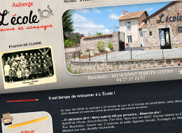 Site du restaurant lcole  Saint Martin lestra